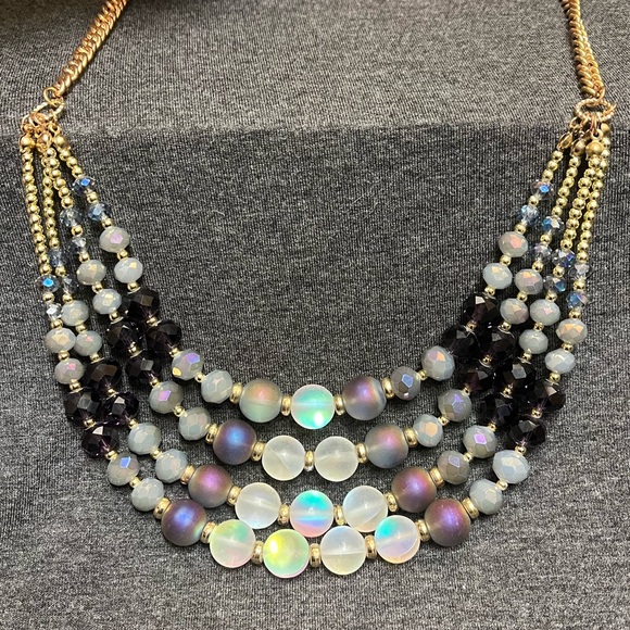 Ashley Cooper Jewelry - Ashley Cooper Aurora Borealis multi strand beaded necklace